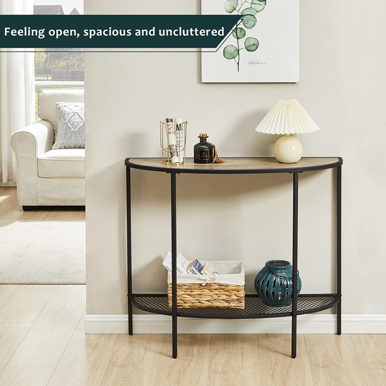 17 Stories 17 Storeys Console Table 2 Tier Narrow Entryway Table With ...